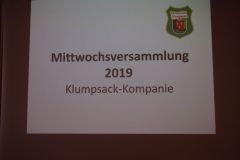 2019 Mittwochsversammlung